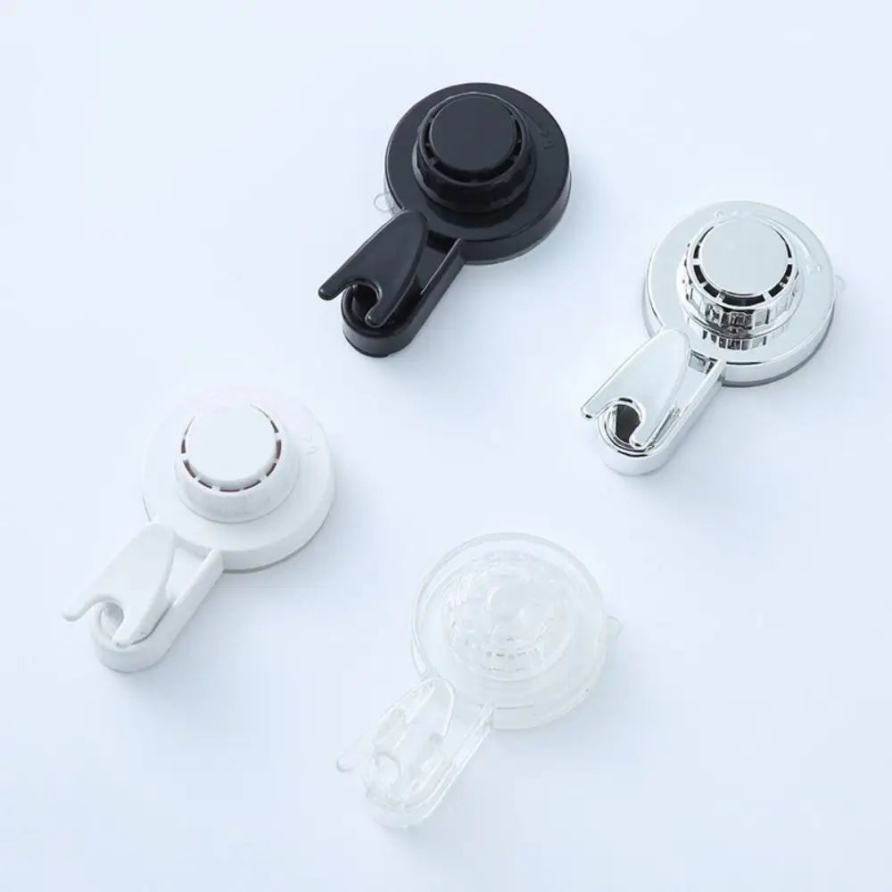 Powerful Suction Cup Hooks Heavy Duty Vacuum Suction Shower Hooks Storage Hanger Reusable Traceless Clothes Hook